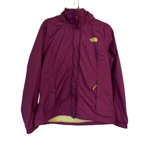 The North Face Purple Hooded Rain Jacket DryVent Women’s Large